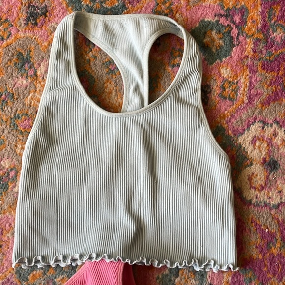 Victoria’s Secret pink bundle of two sports bras with built-in bra. Size small. - Picture 5 of 7